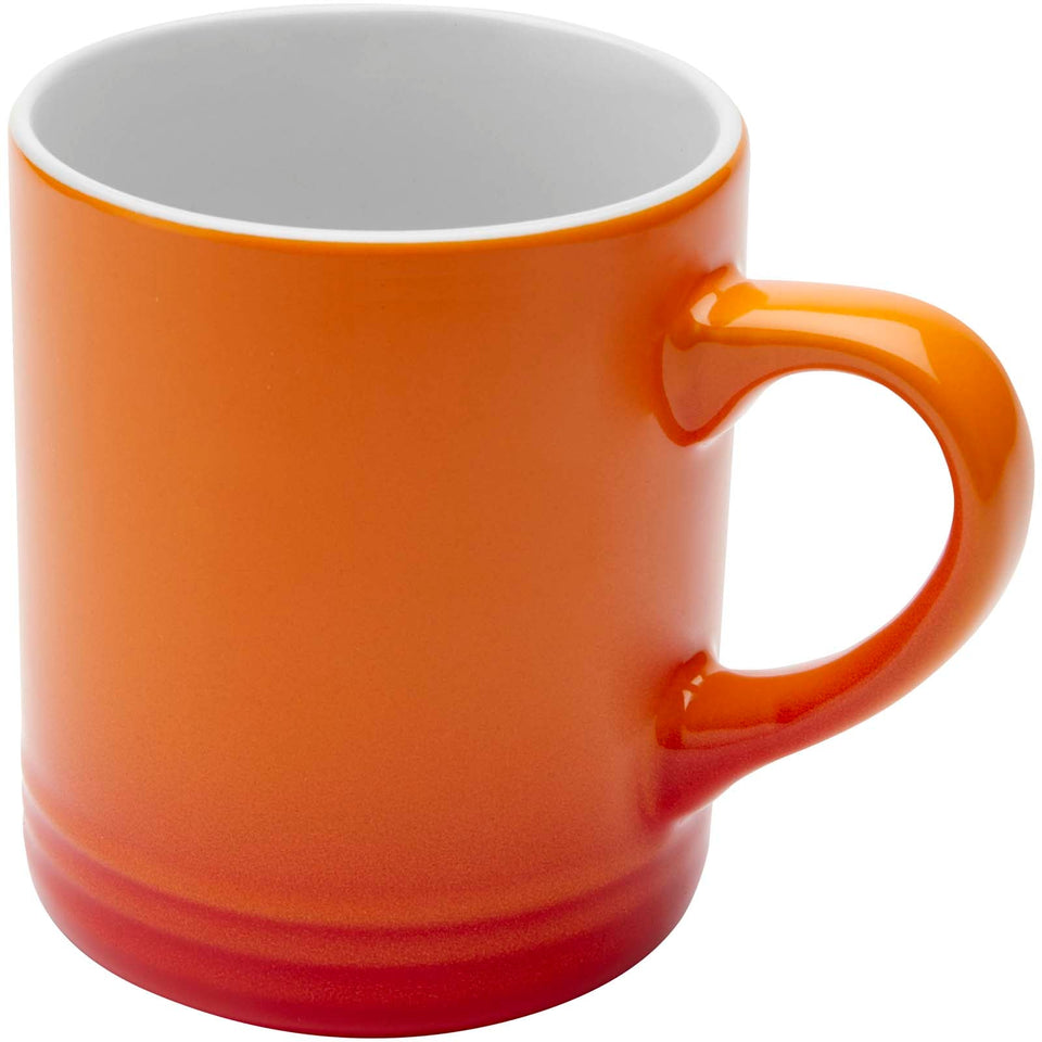 Tazza in ceramica da 330 ml Laguna personalizzato con logo - Pubblienne