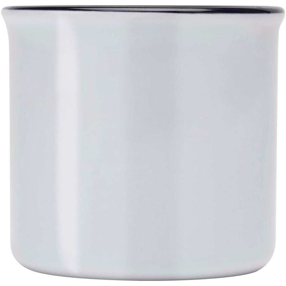 Tazza in ceramica Bari da 240 ml con finitura lucida personalizzato con logo - Pubblienne