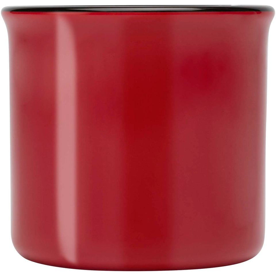 Tazza in ceramica Bari da 240 ml con finitura lucida personalizzato con logo - Pubblienne