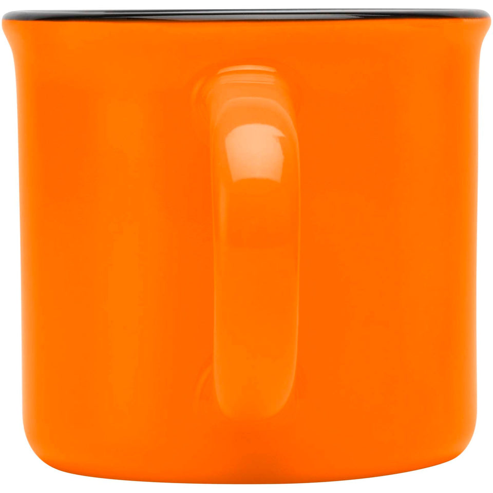 Tazza in ceramica Bari da 240 ml con finitura lucida personalizzato con logo - Pubblienne