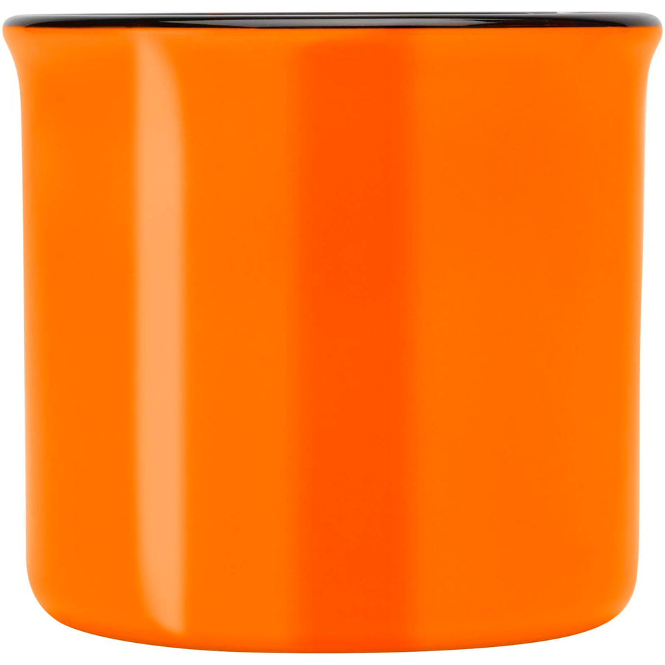 Tazza in ceramica Bari da 240 ml con finitura lucida personalizzato con logo - Pubblienne