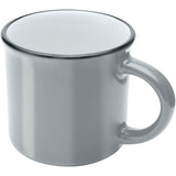 Tazza in ceramica Bari da 240 ml con finitura lucida personalizzato con logo - Pubblienne