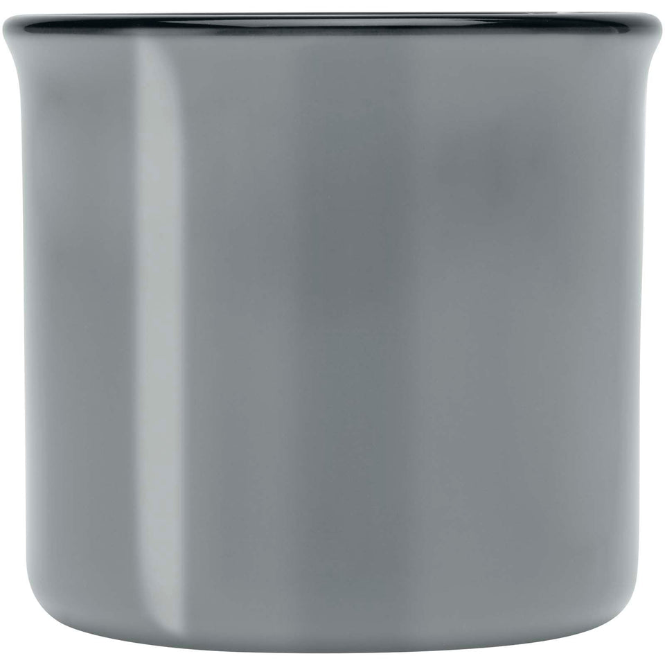 Tazza in ceramica Bari da 240 ml con finitura lucida personalizzato con logo - Pubblienne