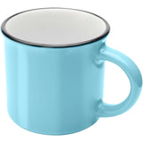 Tazza in ceramica Bari da 240 ml con finitura lucida personalizzato con logo - Pubblienne