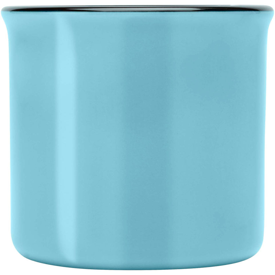 Tazza in ceramica Bari da 240 ml con finitura lucida personalizzato con logo - Pubblienne