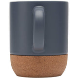 Tazza in ceramica con dettagli in sughero e finitura opaca da 300 ml Billie personalizzato con logo - Pubblienne