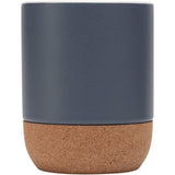Tazza in ceramica con dettagli in sughero e finitura opaca da 300 ml Billie personalizzato con logo - Pubblienne