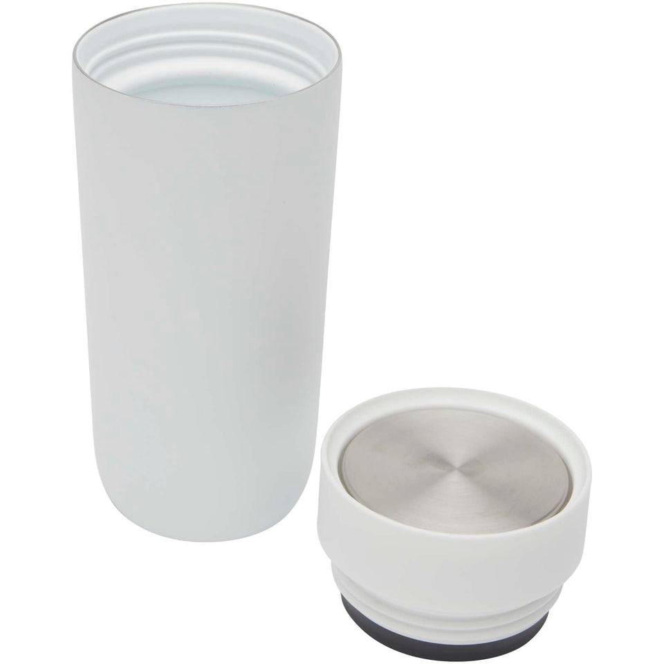 Bicchiere in acciaio inox certificato RCS da 350 ml Camden con rivestimento in ceramica personalizzato con logo - Pubblienne