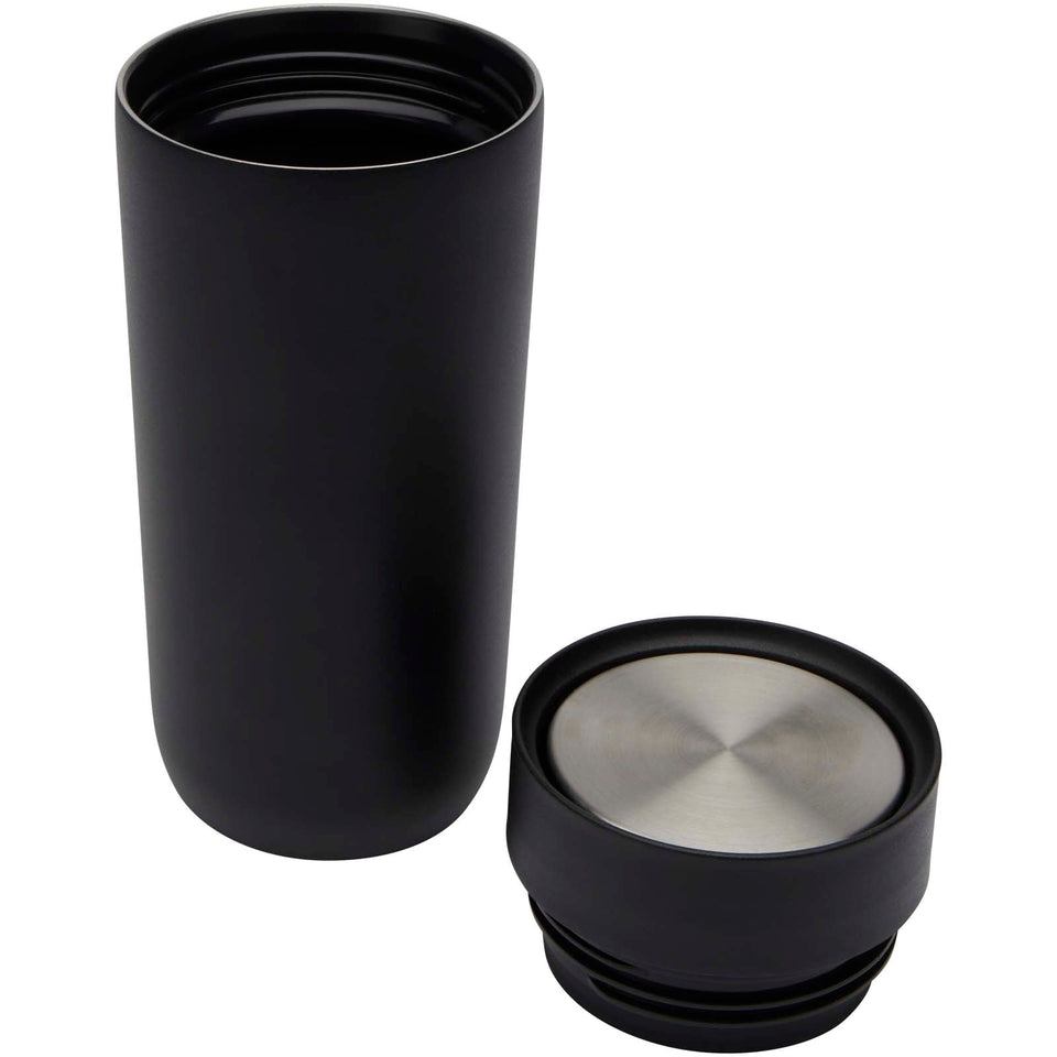 Bicchiere in acciaio inox certificato RCS da 350 ml Camden con rivestimento in ceramica personalizzato con logo - Pubblienne