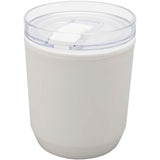 Bicchiere a doppia parete in plastica riciclata da 180 ml Hudson personalizzato con logo - Pubblienne