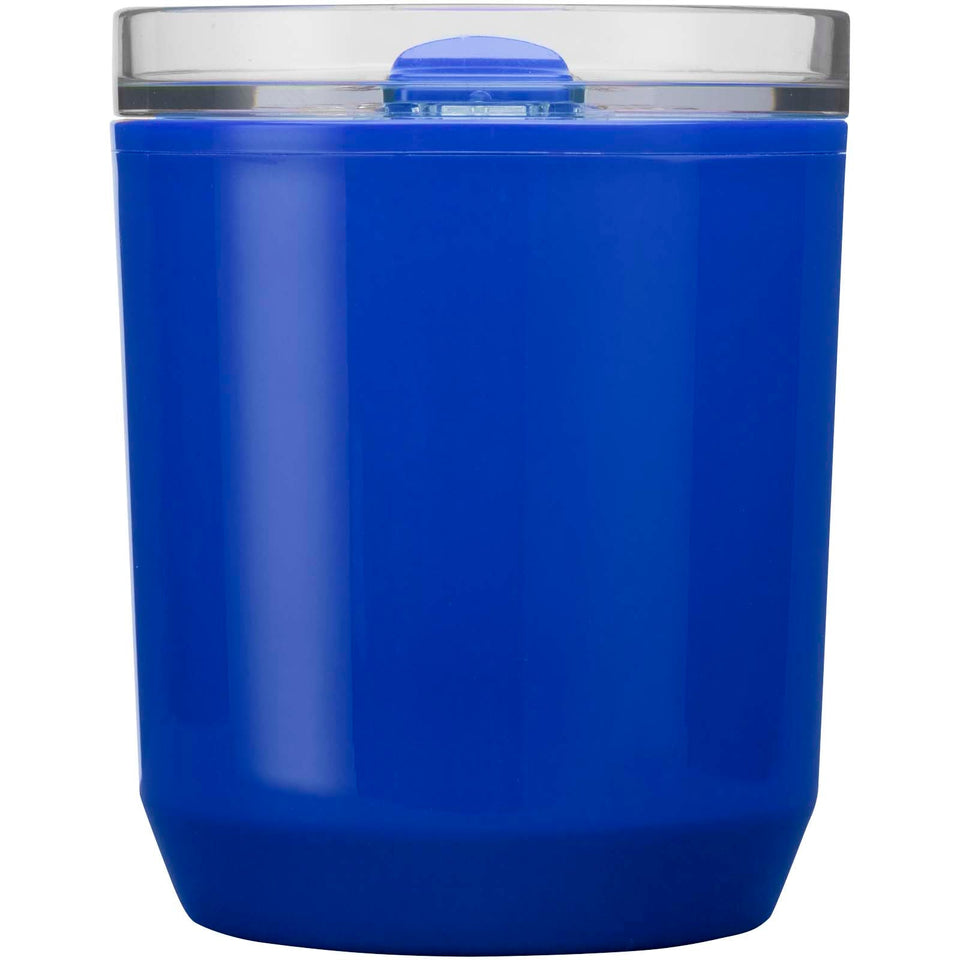 Bicchiere a doppia parete in plastica riciclata da 180 ml Hudson personalizzato con logo - Pubblienne