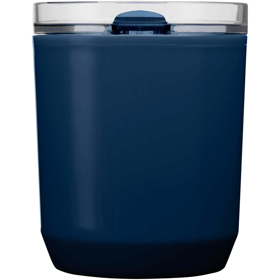 Bicchiere a doppia parete in plastica riciclata da 180 ml Hudson personalizzato con logo - Pubblienne