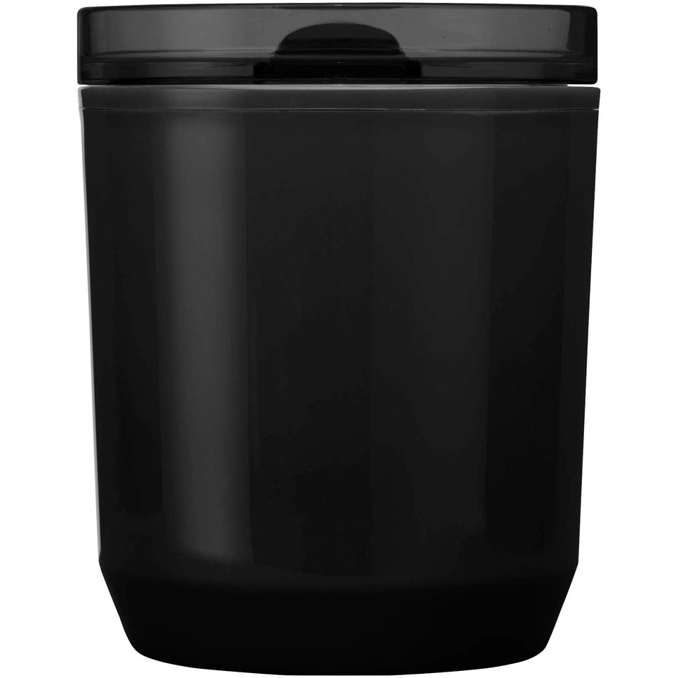 Bicchiere a doppia parete in plastica riciclata da 180 ml Hudson personalizzato con logo - Pubblienne