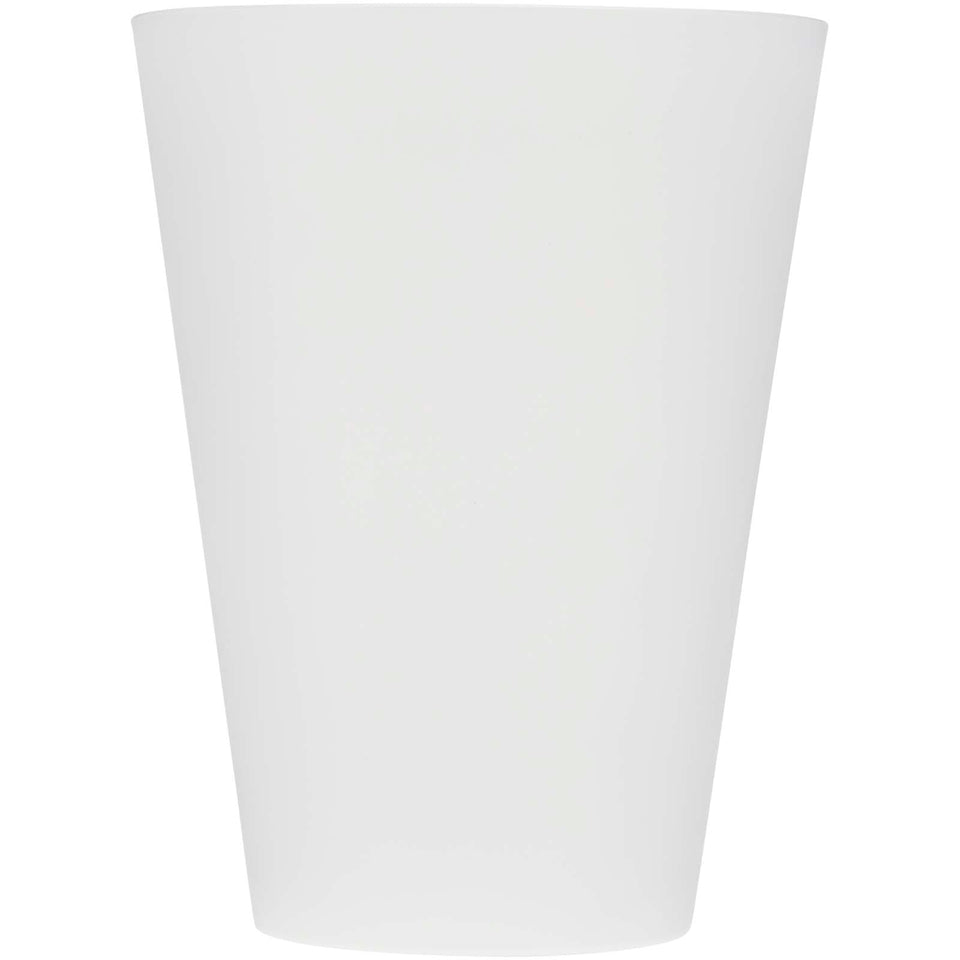 Bicchiere riutilizzabile in plastica da 300 ml Glastonbury personalizzato con logo - Pubblienne