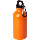 Borraccia da 400 ml in acciaio inossidabile certificato RCS a parete singola con moschettone Oregon personalizzato con logo - Pubblienne