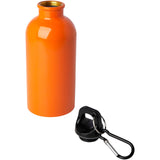 Borraccia da 400 ml in acciaio inossidabile certificato RCS a parete singola con moschettone Oregon personalizzato con logo - Pubblienne