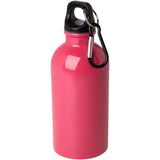 Borraccia da 400 ml in acciaio inossidabile certificato RCS a parete singola con moschettone Oregon personalizzato con logo - Pubblienne