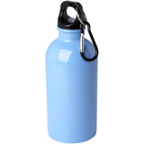 Borraccia da 400 ml in acciaio inossidabile certificato RCS a parete singola con moschettone Oregon personalizzato con logo - Pubblienne