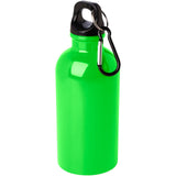 Borraccia da 400 ml in acciaio inossidabile certificato RCS a parete singola con moschettone Oregon personalizzato con logo - Pubblienne
