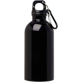 Borraccia da 400 ml in acciaio inossidabile certificato RCS a parete singola con moschettone Oregon personalizzato con logo - Pubblienne