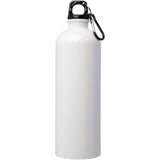 Borraccia da 750 ml in acciaio inossidabile certificato RCS a parete singola con moschettone Oregon personalizzato con logo - Pubblienne