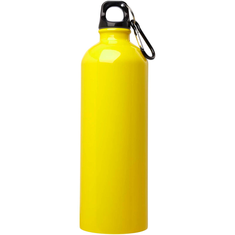 Borraccia da 750 ml in acciaio inossidabile certificato RCS a parete singola con moschettone Oregon personalizzato con logo - Pubblienne
