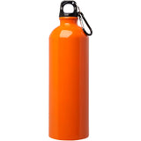 Borraccia da 750 ml in acciaio inossidabile certificato RCS a parete singola con moschettone Oregon personalizzato con logo - Pubblienne