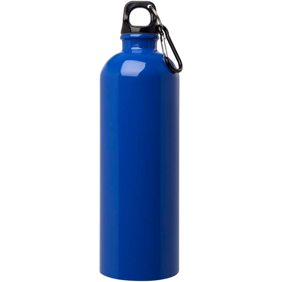 Borraccia da 750 ml in acciaio inossidabile certificato RCS a parete singola con moschettone Oregon personalizzato con logo - Pubblienne