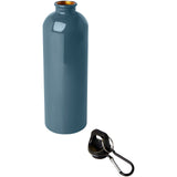 Borraccia da 750 ml in acciaio inossidabile certificato RCS a parete singola con moschettone Oregon personalizzato con logo - Pubblienne