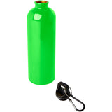 Borraccia da 750 ml in acciaio inossidabile certificato RCS a parete singola con moschettone Oregon personalizzato con logo - Pubblienne