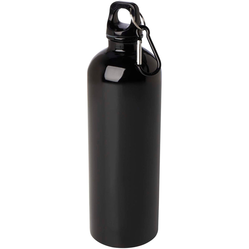 Borraccia da 750 ml in acciaio inossidabile certificato RCS a parete singola con moschettone Oregon personalizzato con logo - Pubblienne