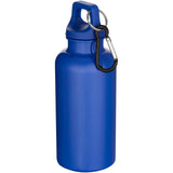 Borraccia in plastica riciclata RCS in tinta unita da 400 ml con moschettone Oregon personalizzato con logo - Pubblienne