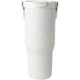 Bicchiere termico da 900 ml in acciaio inossidabile riciclato certificato RCS con sottovuoto in rame e coperchio a doppia fun personalizzato con logo - Pubblienne