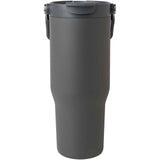 Bicchiere termico da 900 ml in acciaio inossidabile riciclato certificato RCS con sottovuoto in rame e coperchio a doppia fun personalizzato con logo - Pubblienne