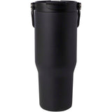 Bicchiere termico da 900 ml in acciaio inossidabile riciclato certificato RCS con sottovuoto in rame e coperchio a doppia fun personalizzato con logo - Pubblienne