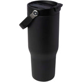Bicchiere termico da 900 ml in acciaio inossidabile riciclato certificato RCS con sottovuoto in rame e coperchio a doppia fun personalizzato con logo - Pubblienne