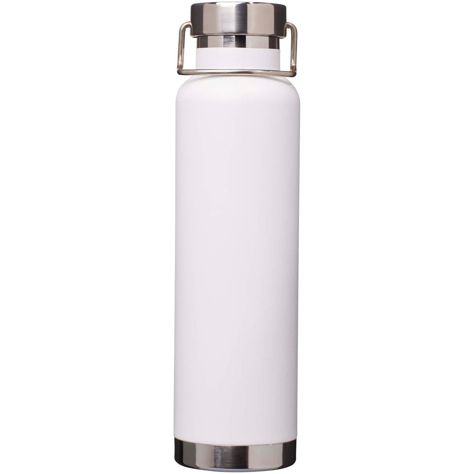 Borraccia termica in acciaio inossidabile riciclato RCS con isolamento sottovuoto in rame da 650 ml Thor personalizzato con logo - Pubblienne