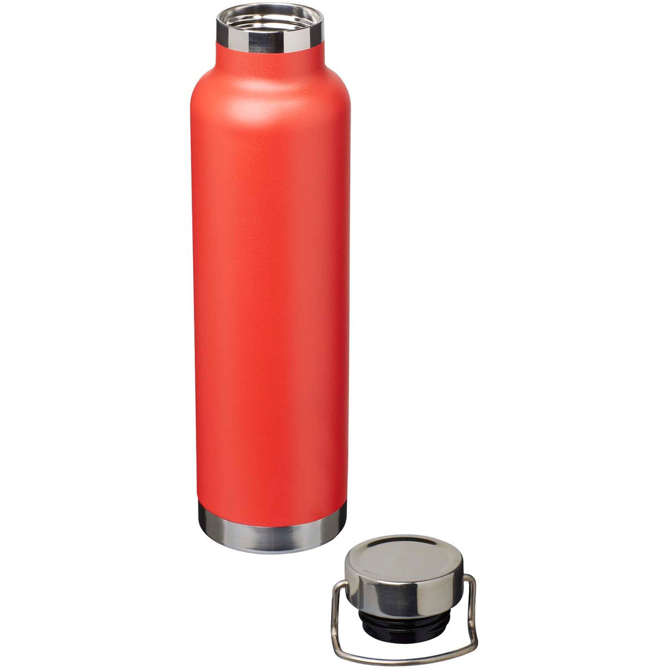 Borraccia termica in acciaio inossidabile riciclato RCS con isolamento sottovuoto in rame da 650 ml Thor personalizzato con logo - Pubblienne