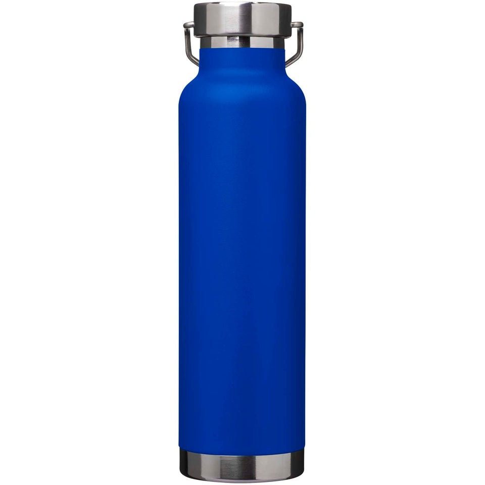 Borraccia termica in acciaio inossidabile riciclato RCS con isolamento sottovuoto in rame da 650 ml Thor personalizzato con logo - Pubblienne