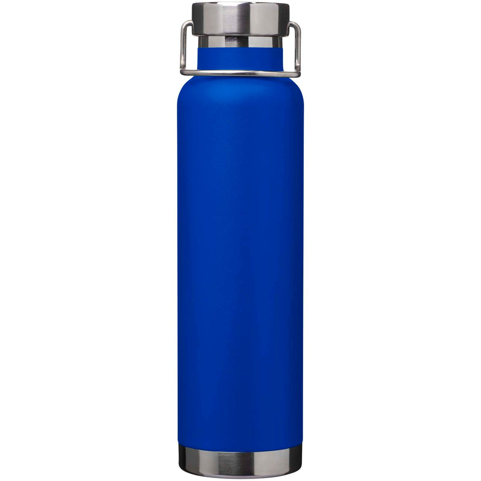 Borraccia termica in acciaio inossidabile riciclato RCS con isolamento sottovuoto in rame da 650 ml Thor personalizzato con logo - Pubblienne