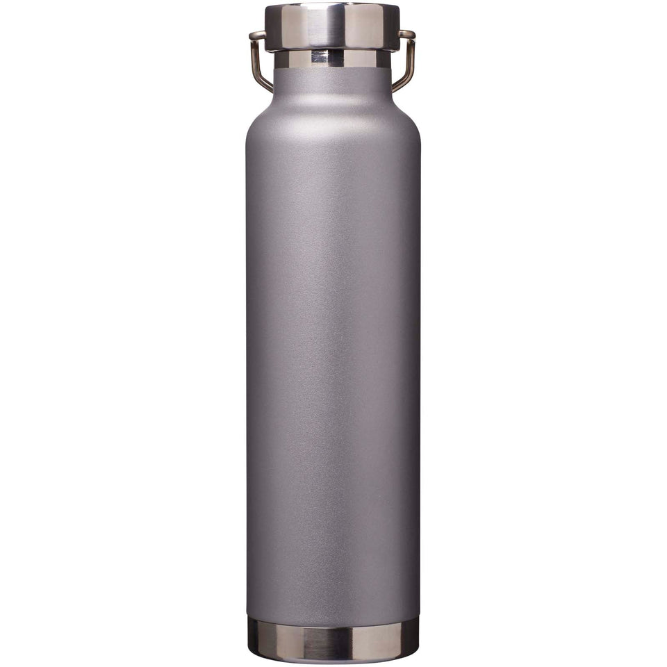 Borraccia termica in acciaio inossidabile riciclato RCS con isolamento sottovuoto in rame da 650 ml Thor personalizzato con logo - Pubblienne
