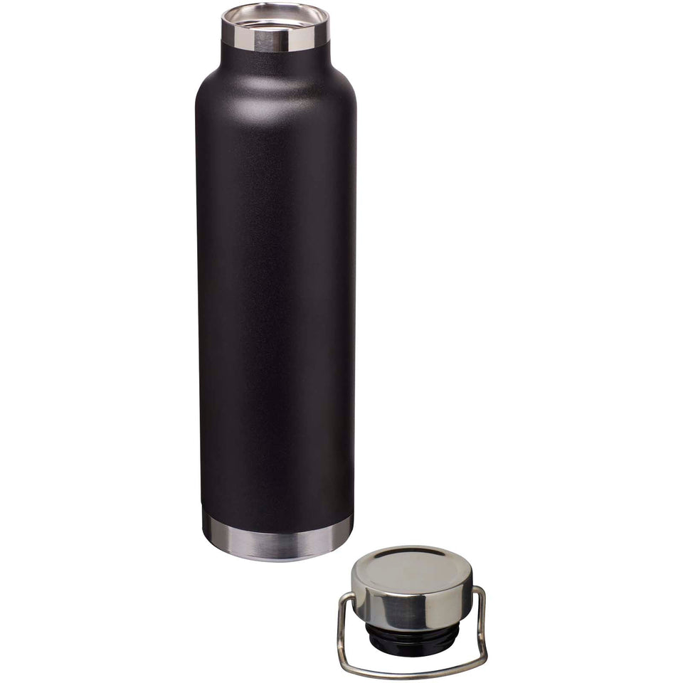Borraccia termica in acciaio inossidabile riciclato RCS con isolamento sottovuoto in rame da 650 ml Thor personalizzato con logo - Pubblienne