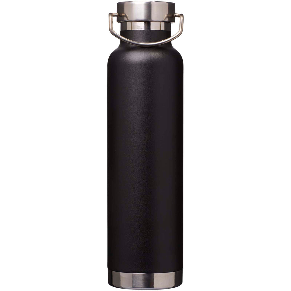 Borraccia termica in acciaio inossidabile riciclato RCS con isolamento sottovuoto in rame da 650 ml Thor personalizzato con logo - Pubblienne