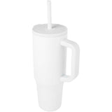 Bicchiere termico da 900 ml certificato RCS con cannuccia in silicone Brady personalizzato con logo - Pubblienne