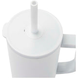 Bicchiere termico da 900 ml certificato RCS con cannuccia in silicone Brady personalizzato con logo - Pubblienne