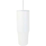 Bicchiere termico da 900 ml certificato RCS con cannuccia in silicone Brady personalizzato con logo - Pubblienne