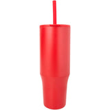 Bicchiere termico da 900 ml certificato RCS con cannuccia in silicone Brady personalizzato con logo - Pubblienne
