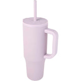 Bicchiere termico da 900 ml certificato RCS con cannuccia in silicone Brady personalizzato con logo - Pubblienne