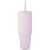 Bicchiere termico da 900 ml certificato RCS con cannuccia in silicone Brady personalizzato con logo - Pubblienne