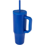 Bicchiere termico da 900 ml certificato RCS con cannuccia in silicone Brady personalizzato con logo - Pubblienne